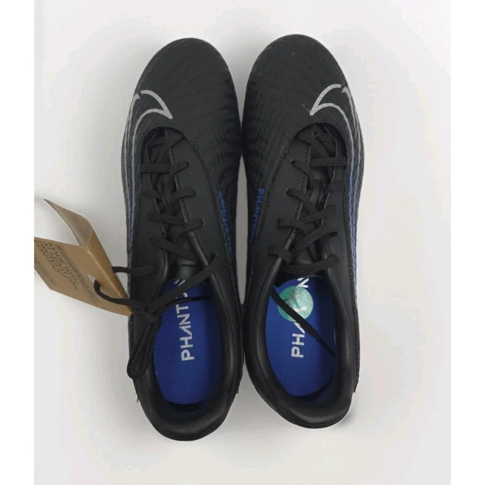 Nike Phantom GX Club FG/MG‎ Soccer Cleats Black Royal DD9473-040 Size 7.5